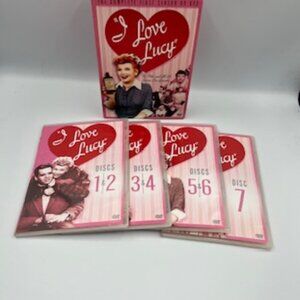 I Love Lucy 7 DVD Boxed Set Season 1 With 35 Episodes English and Spanish‎
